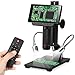Koolertron 5 inch LCD 1080P Digital Microscope Wireless Remote Control Up to 560x Magnification with Adjustable Stand, USB/HDMI/AV Output Camera Video Recorder with 8 LED Adjustable Light Source