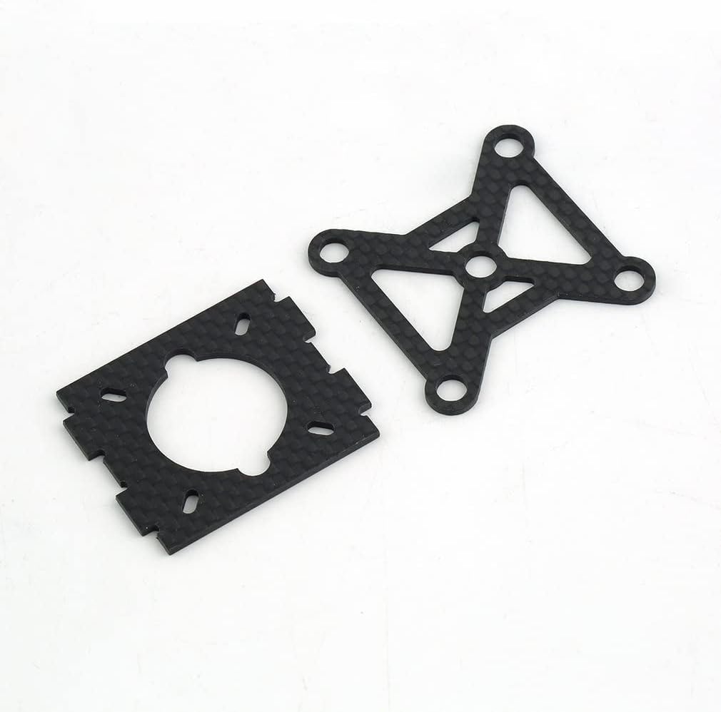 300 wheelbase Folding Glass Carbon Set Rack Plate - (Color: White, CN)