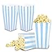 VAINECHAY 12pcs Catole di Popcorn Contenitori di Popcorn Caramelle Spuntini del Partito Dolci Popcorn e Regali Rosa per Feste Movie Nights Carnival Christmas Blu