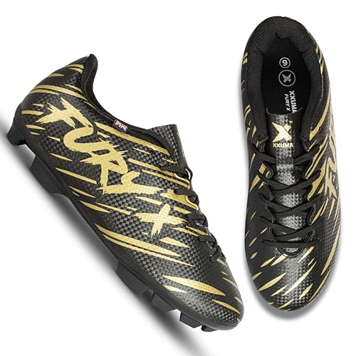 Image of XXUMA Unisex Faux Leather TPU Sole Football Shoes Durable Lightweightand Enhanced Grip