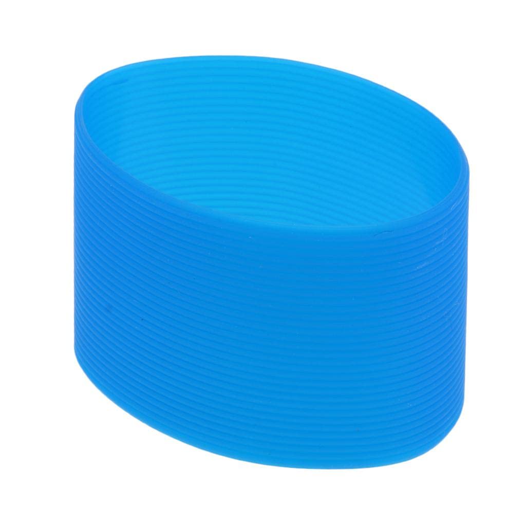Club Bollywood®Outdoor Silicone Round Non-Slip Water Bottle Mug Cup Sleeve Cover Dark Blue|Sporting Goods | Outdoor Sports |1 Piece Water Bottle Sleeve-image-46