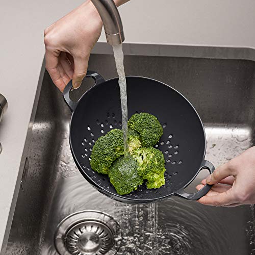 Zeal G210T Melamine Colander/Strainer (20cm) -Dark Grey - Image 3