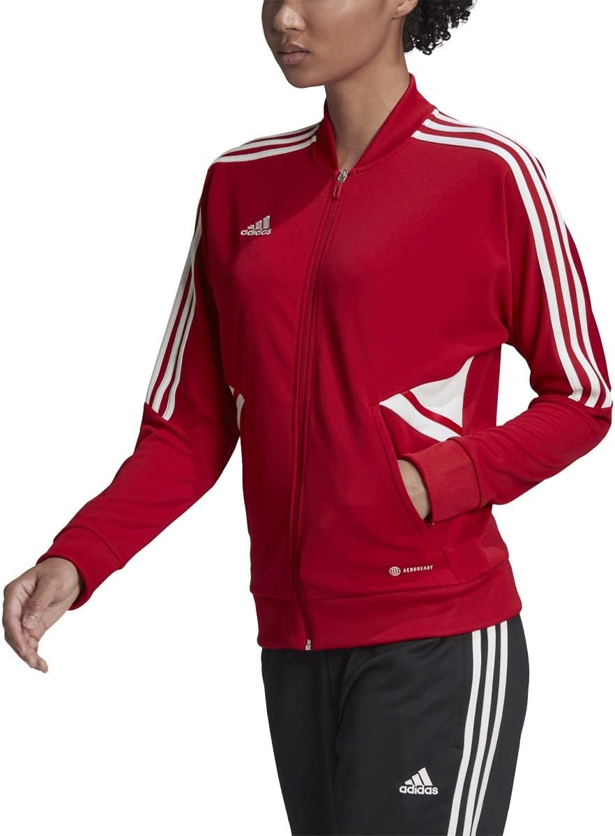 adidas red mesh jacket