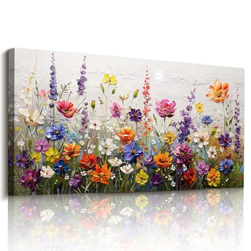 imjiayu Floral Wall Art, Large Wall Art, Flower Pictures Wall