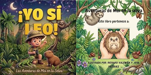 Imagen de Aventuras de Moi en la Selva: Libro 3 en 1 para niños: Cuento infantil