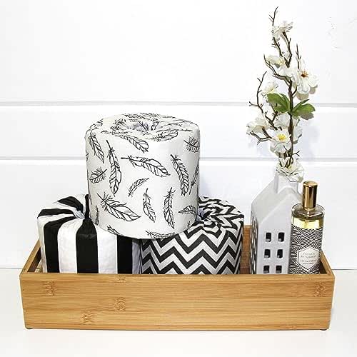 Amazon.com: Decorative Toilet Paper Covers, 9 Wraps - 3 of Each Design ...