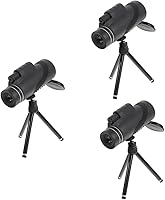 Vista 1 de Hemobllo 3 Sets Spotting Telescope Spyglass for Adults monocular with Tripod high Outdoor monocular Hand held telescopes for Adults monoculars