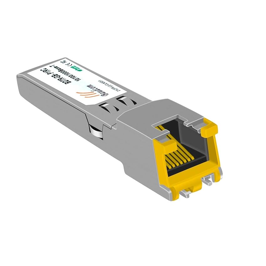 Modulo da 1G SFP a RJ45 Mini-Gbic da 100 metri, ricetrasmettitore in rame 1000Base-T compatibile con Cisco GLC-T/SFP-GE-T, Meraki MA-SFP-1GB-TX, Ubiquiti UniFi UF-RJ45-1G, Netgear, Zyxel, D-Link