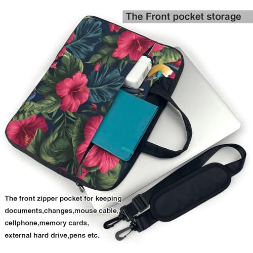 Bolsa para portátil impermeable de 13 pulgadas con diseño Floral miniatura 6