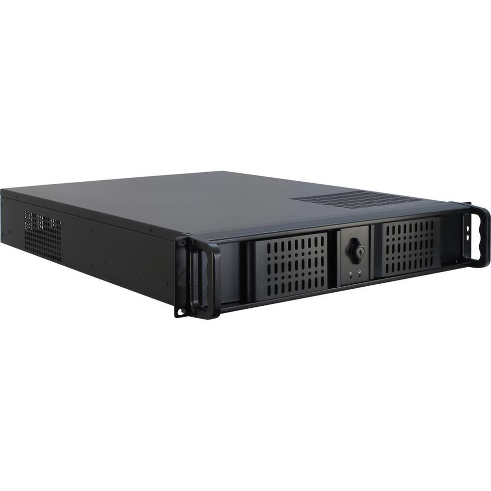 INTER-TECH IPC 2U-2098-SL integrierter Luftfilter in einem 48,26cm 19Zoll 1x 5,25 EXT. 6X 3,5 int. 1x 3,5 EXT. 3X 2,5 int. o. PSU
