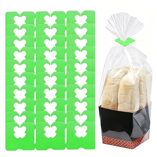 Clips de plástico para bolsas de pan en cocinas organizadas