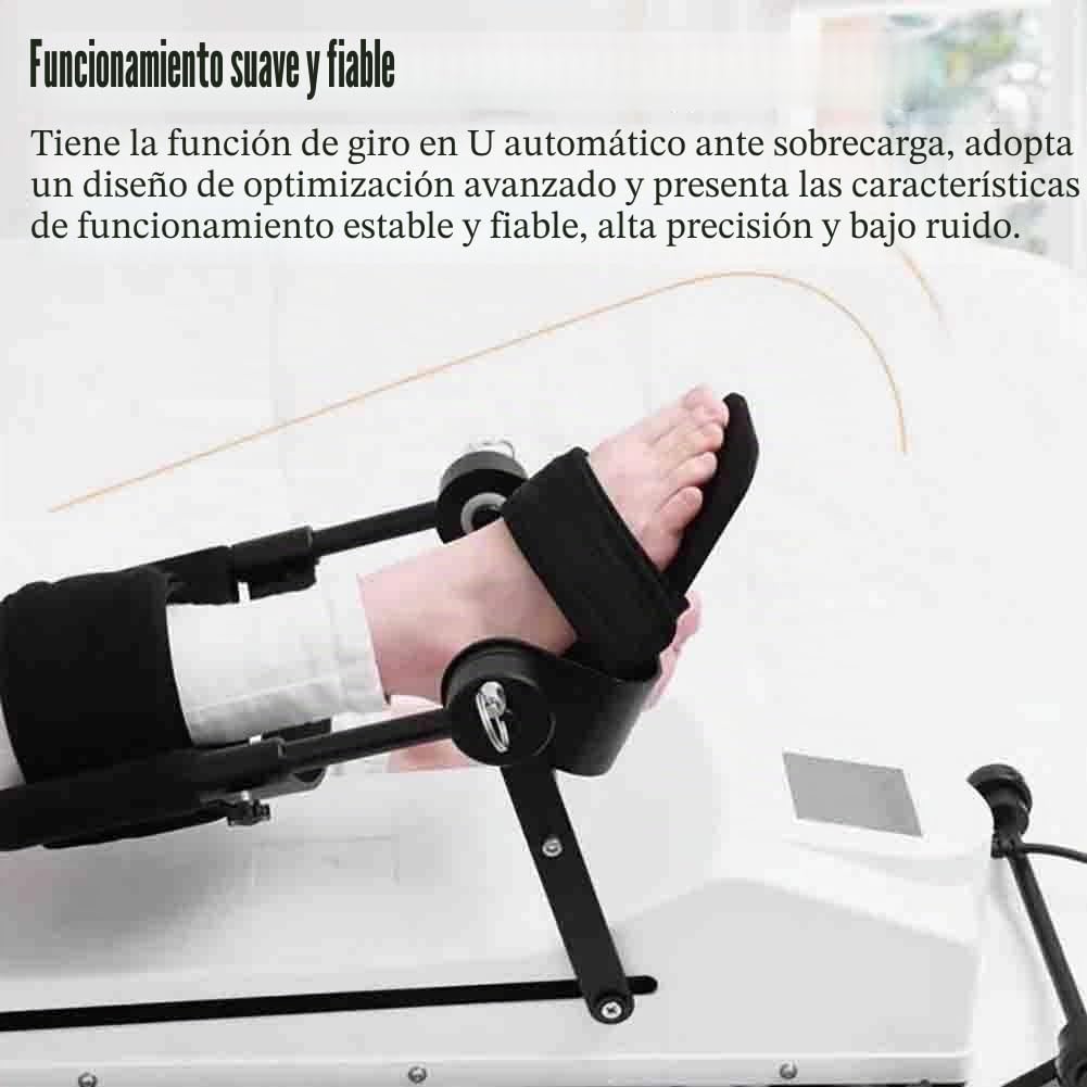 Equipo De Rehabilitación De Rodilla, Entrenador De Rehabilitación De Rodilla con Control Remoto, Máquina De Tracción De Miembros Inferiores Dispositivo De Entrenamiento De Piernas, 0-120 ° Y 10 Veloci