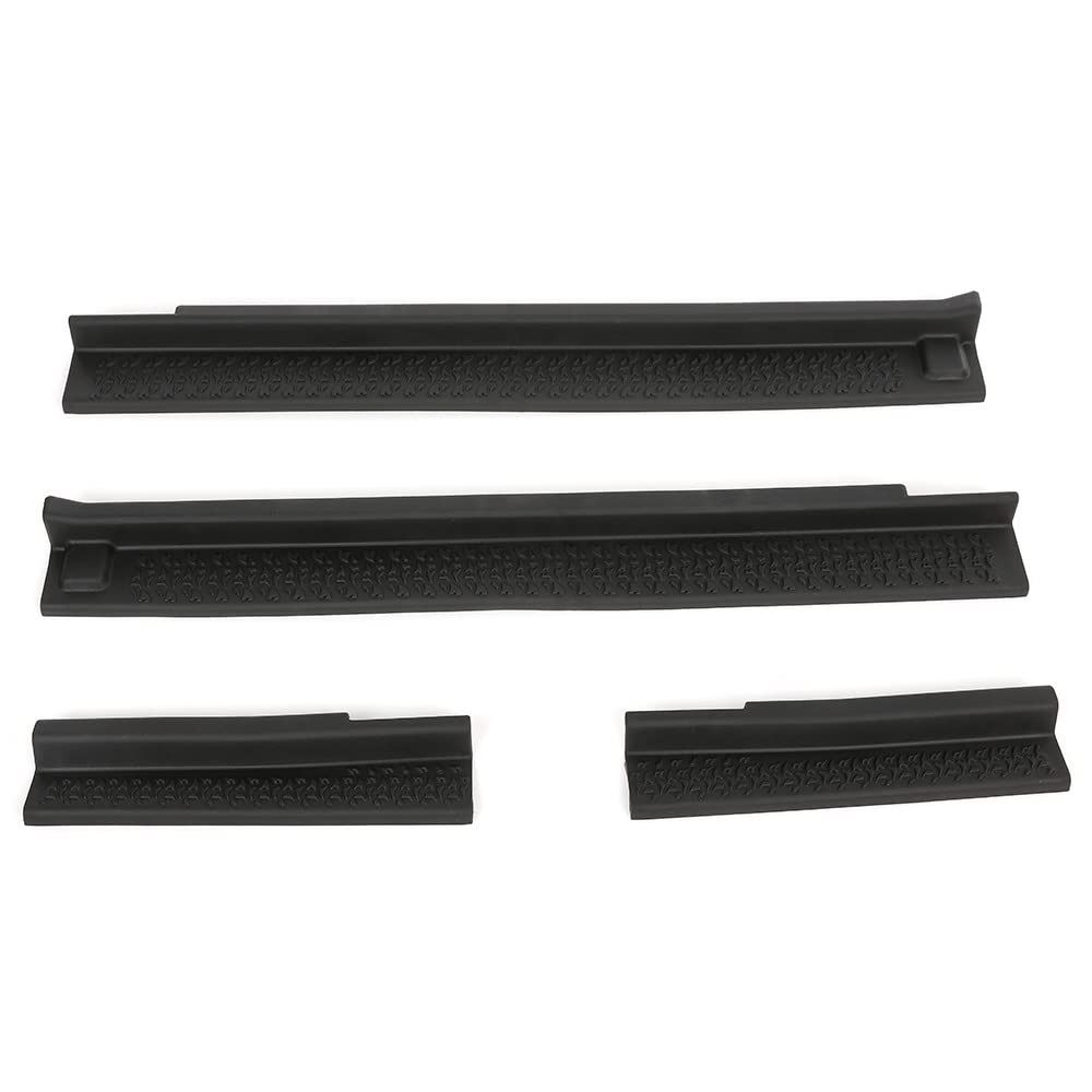 PIT66 All Terrain Entry Guard Kit, Compatible with 2007-2018 Jeep Wrangler JK Unlimited 4 Door Black