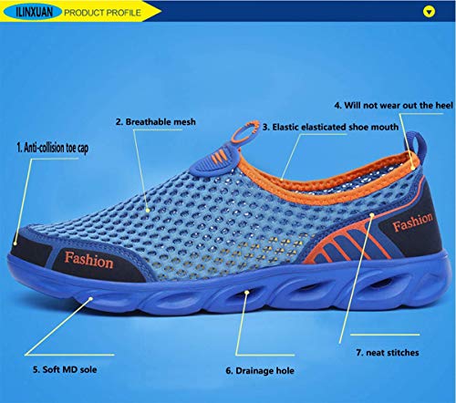 Womens Mens Outdoor mesh Breathable Drainage Quick-Drying Breathable Comfortable Wading Shoes Beach Entertainment Play Water Party Daily Water Shoes4