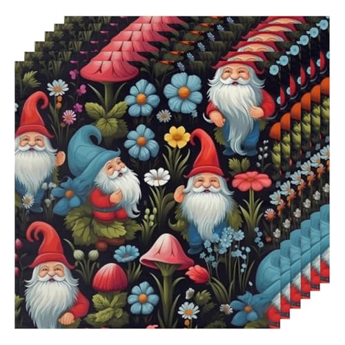 Set de 4 Servilletas de Tela 20x20 pulgadas Multicolor miniatura 2