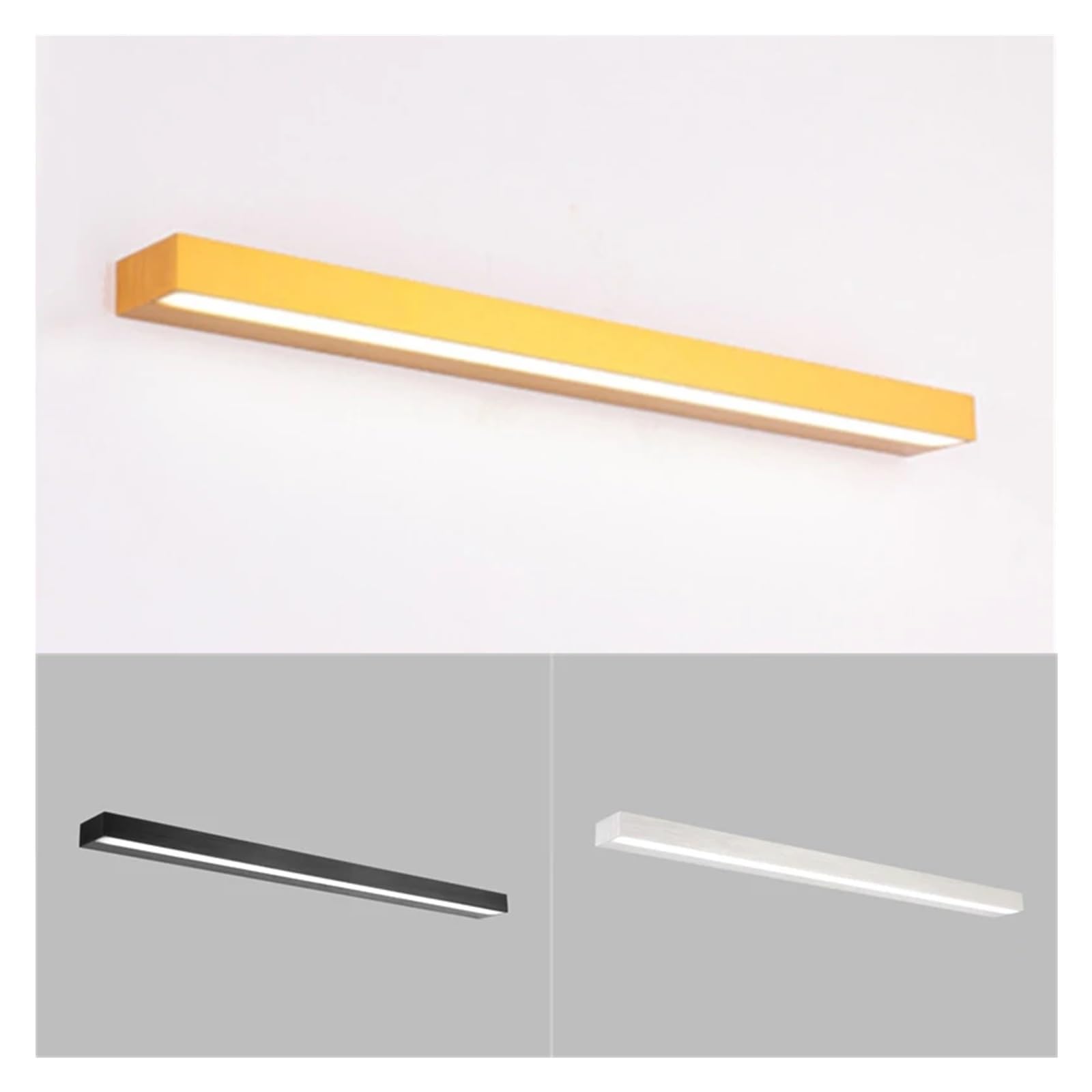 Luce Per Quadri Senza Filo, Lampada a LED con faro moderno a specchio, lampada da parete for bagno impermeabile in alluminio spazzolato, for corridoio, luce for comò(Silver,COOL WHITE_40CM 9W)