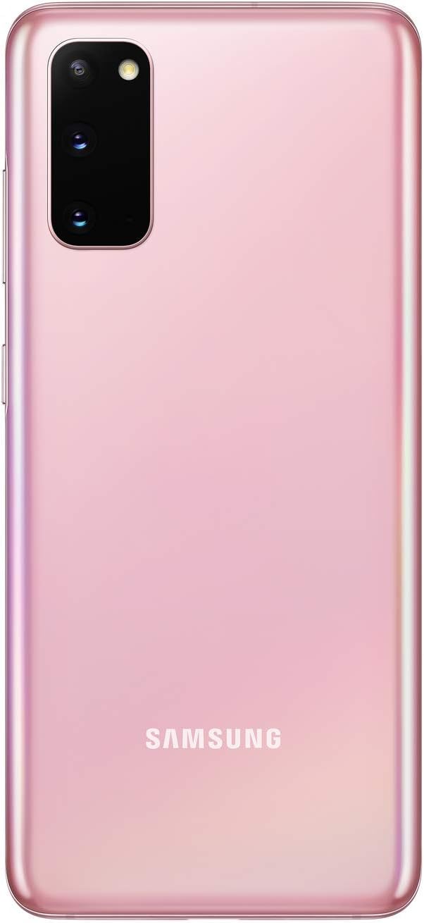 Samsung Galaxy S20 5G Mobile Phone; Sim Free Smartphone - Cloud Pink, (UK Version) United Kingdom Pink 128GB