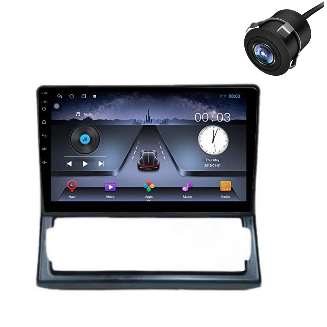 Modorwy Toyota Innova Hycross 2022 9inch 1280P HD IPS Car Android Display with Gorilla Glass 2GB RAM/32GB ROM Multimedia Player with AHD Camera, Dashboard Frame & Socket-image-15