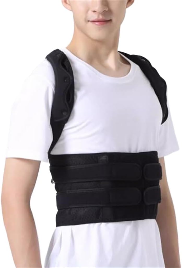 Young Students Hunchback Orthotics with Men and Women Invisible Special Correction Back Belt(Small)