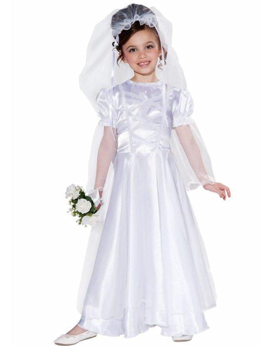 Forum Novelties Little Bride Wedding Belle Child Costume Dress and Veil