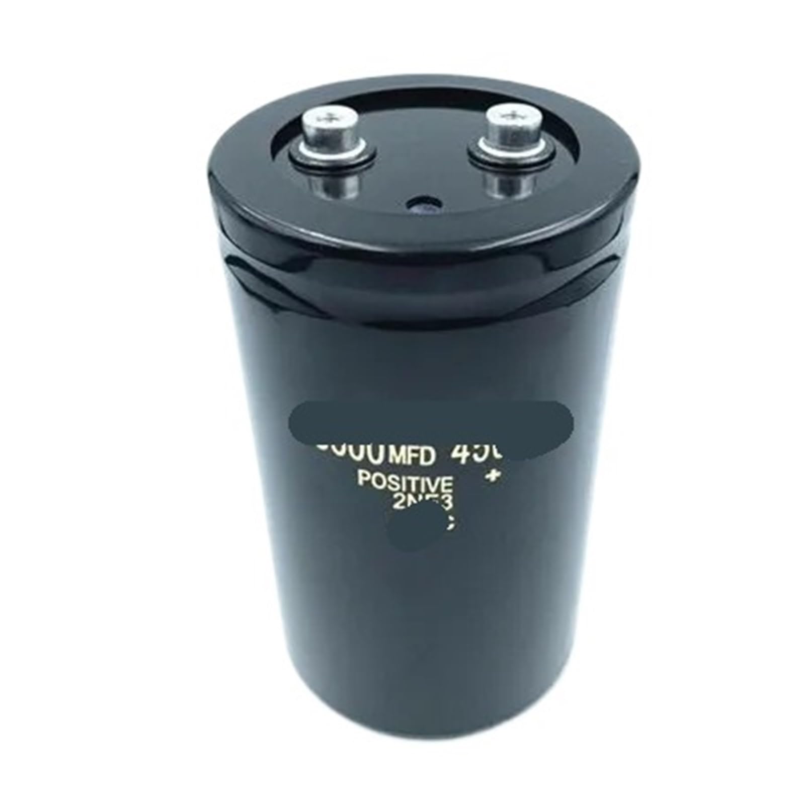 Condensador electrolítico de 5600 uF y 450V con alta tolerancia térmica y diseño robusto