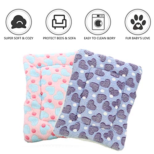 UKCOCO 2Pcs Almofada de Aquecimento para Animais de Estimação Tapete de Dormir de Gato de Cachorro Q