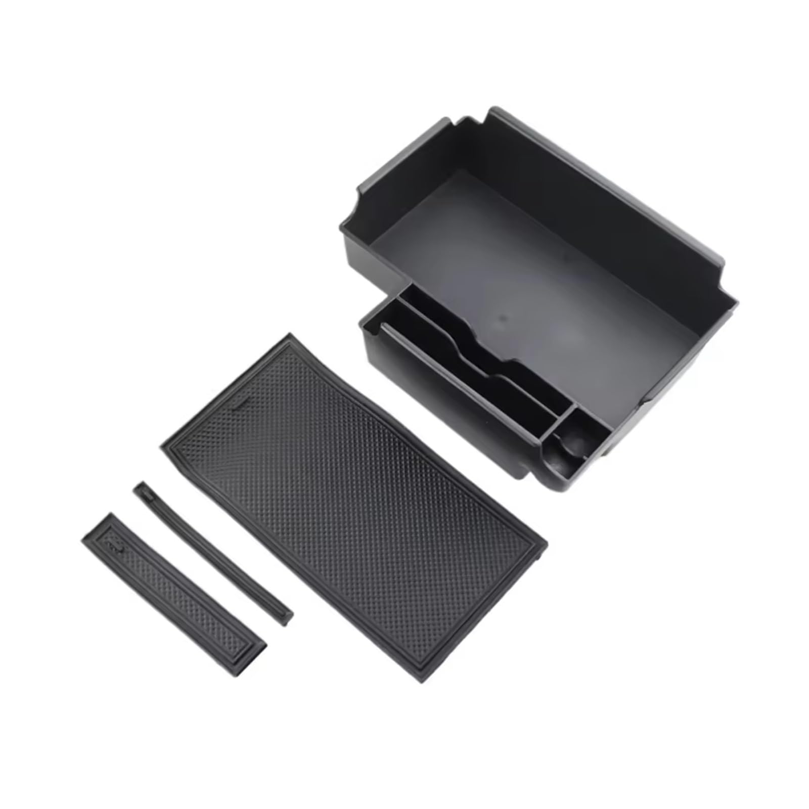 TKIYESA Vehicle Armrest Tray Compatible With For Explorer 2020-2023 1Pcs LHD Car Armrest Storage Box Console Organizer Containers Tray Interior Accessories