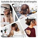 Small Claw Clips for Thin/Medium Thick Hair,12Pcs 1.5 Inch Mini Matte Tiny Jaw Clips for Women Girls 4 Style Nonslip - Image 3