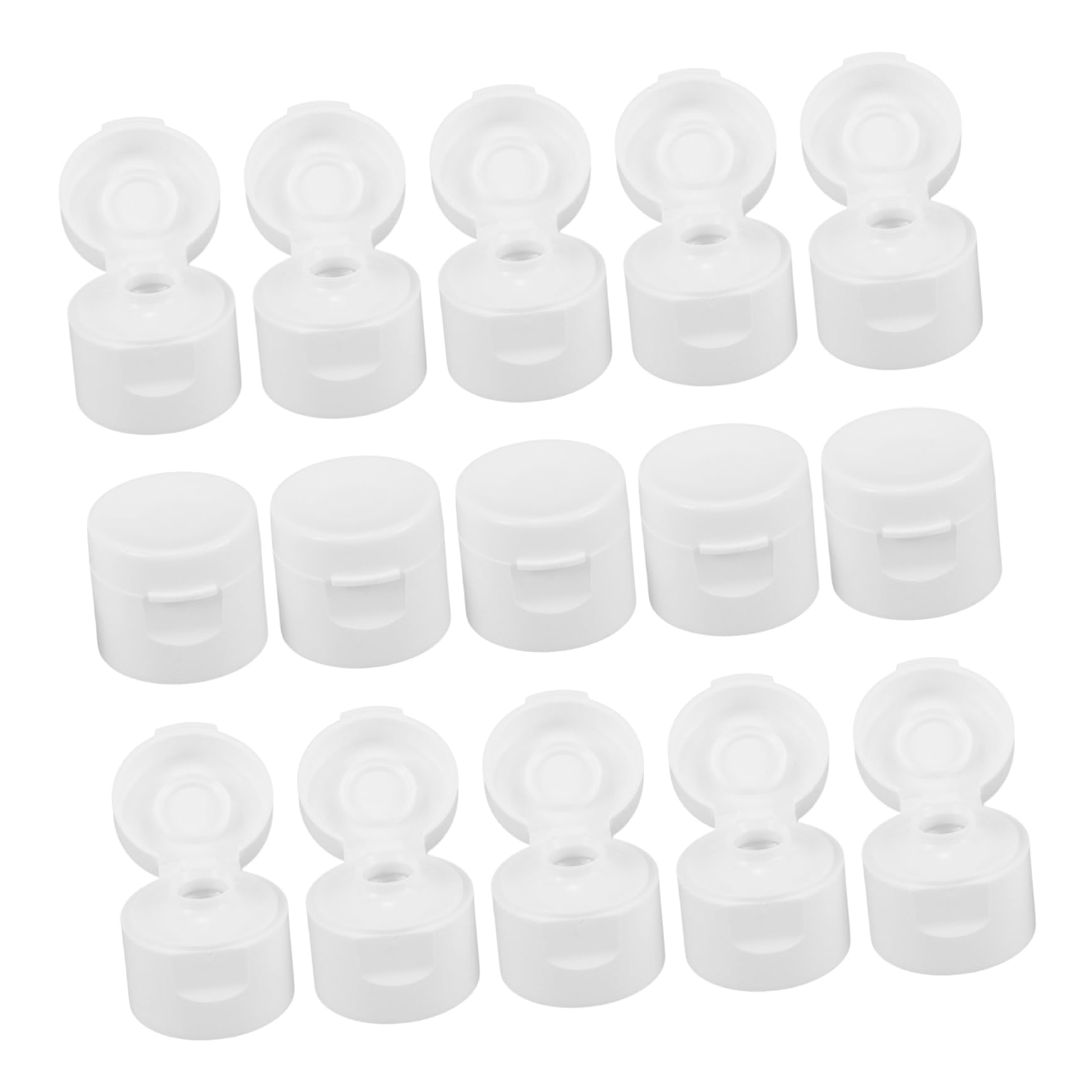 ULTECHNOVO 50Pcs Reusable Toothpaste Covers Minimalist Plastic Caps for Travel Toothpaste Squeeze Tube Lids Material Bathroom