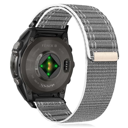 RosMank 22mm Quickfit iC oh Garmin Fenix 8 Fenix E 47mm/7 Pro/7/6 Pro/6ΉAg^pXgbv Epix/Approach S70 47mm/MARQ/Instinct 2/F