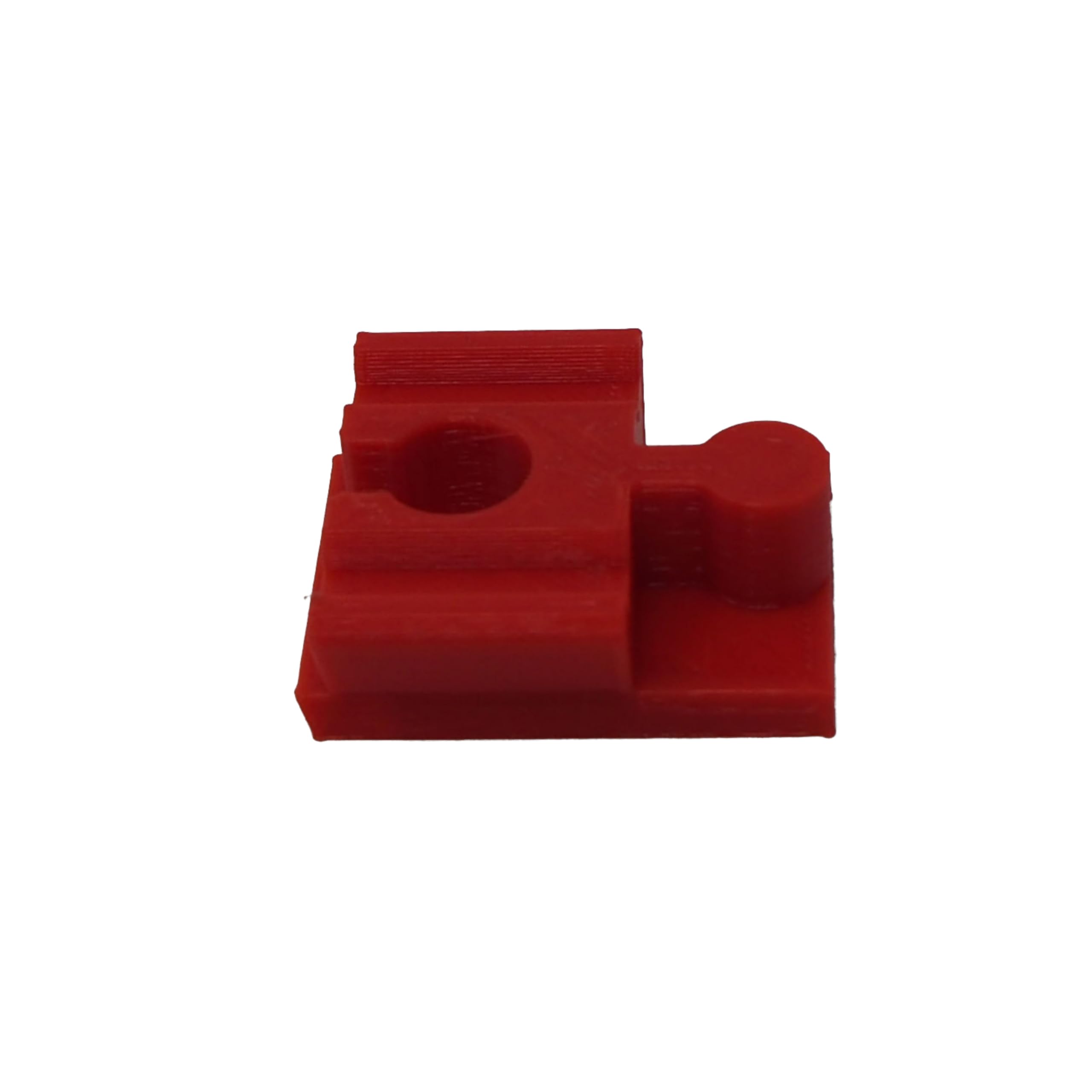 4 Pack Red Train Track Bridge Adapter Compatible with Brio Wooden Railway Tracks and Duplo Building Blocks