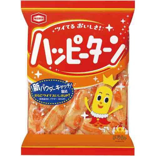 Kameda Seika Happy Turn, Japanese Rice Cake, 4.2oz/bag X 3bags [Japan Import]
