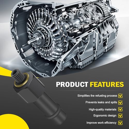 Image of Transmission Oil Fill Adapter Compatible with GM 8L90 Engine Replace DT-51190