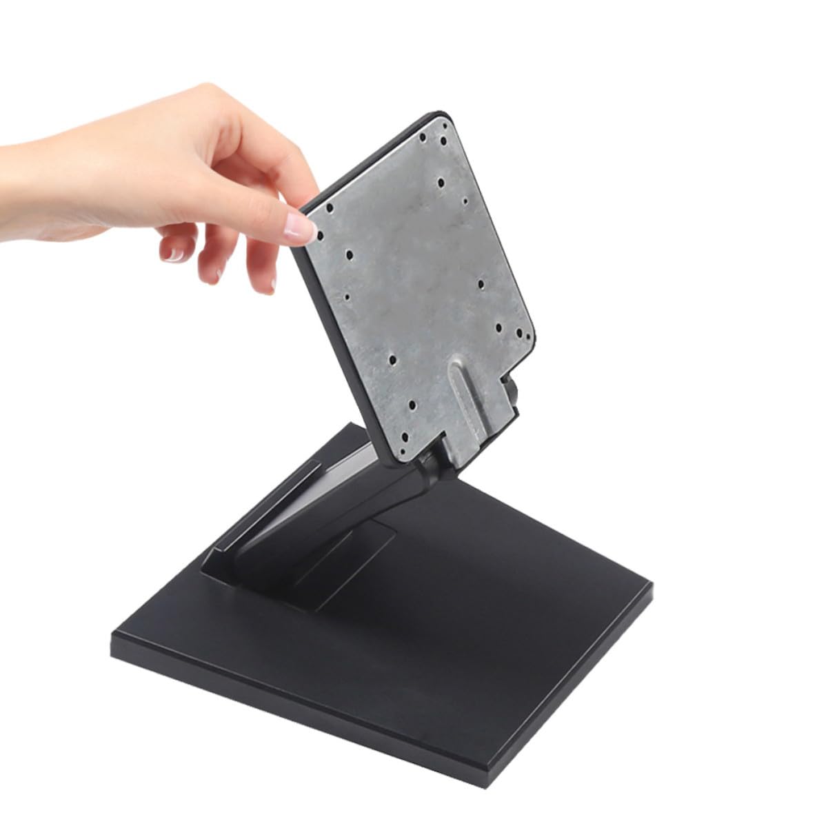 Support pour écran d'ordinateur 14-27 pouces pied de moniteur LCD pliable noir