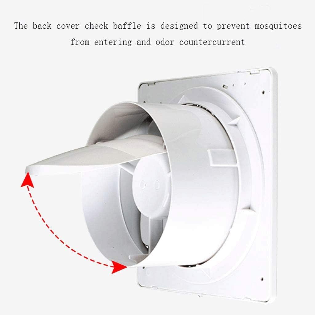 Ceiling and Wall Ventilation Fan, Exhaust Fan 8 Inch Ventilation Fan Bathroom Power Window Wall Mute Round Home