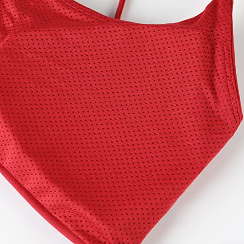 Image of AUROLA Workout Sports Bras Women Athletic Removable Backless Strappy Criss Cross Light Support Gym Fitness Yoga Crop Bra