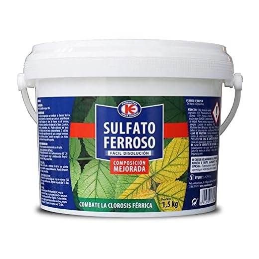 Sulfato Ferroso - Cubo 1,5 kg