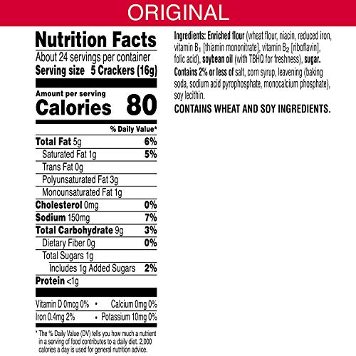 (Discontinued by Manufacturer)Keebler, Town House, Snack Crackers, Light and Buttery, Original, 13.8 oz Box - Thumbnail 2