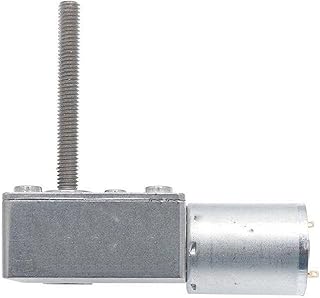 ELLANA Turbine Speed Worm Gear Dc Geared Motor JGY370 9v Dc Motores 12v Large Clock Hands and Motor Kit 50mm M6 Screw Motor Worm controllable (Color : 12V, Size : 18rpm)
