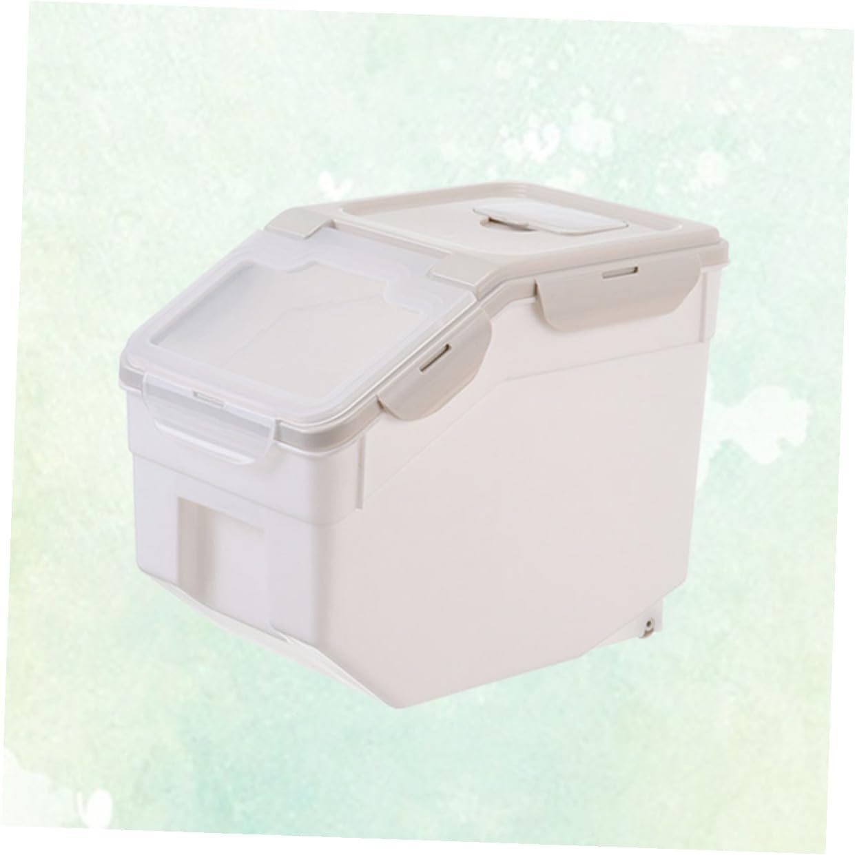 Angoily Contenedor de Almacenamiento para Mascotas Grande, Pp Beige