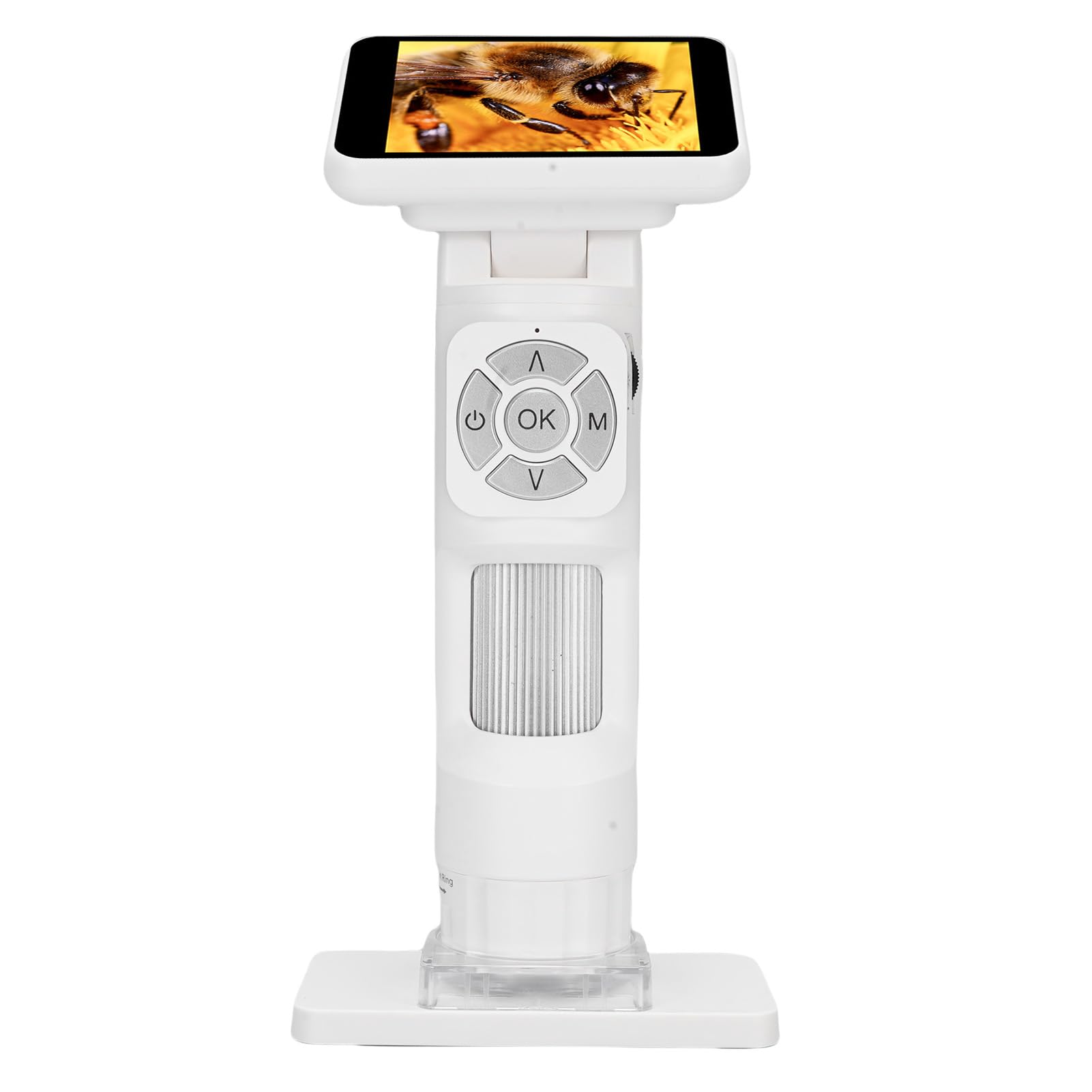 Microscopio Digital de Mano, Microscopio de Bolsillo Portátil con Pantalla de 2,8 Pulgadas para Niños, Mini Cámara con Lupa USB Portátil de Bolsillo HD con 8 Luces LED Ajustables y Zoom de