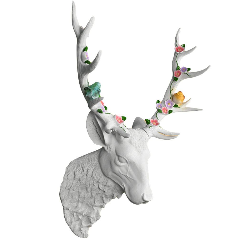 Décoration murale cerf 3D en résine pour sublimer votre salon ou terrasse
