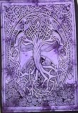 ASAV Celtic Mind Tree Of Life Poster Hippie Décor Small Tapestry Wall Hanging Collage Leaf Bohemian
