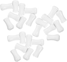 VOSAREA 24 Pçs Cortina De Bambu Pingente Persianas De Madeira Branca Cortinas Cortinas Para Janelas Persianas Para Casa Persianas De Madeira Persianas De Plástico Para