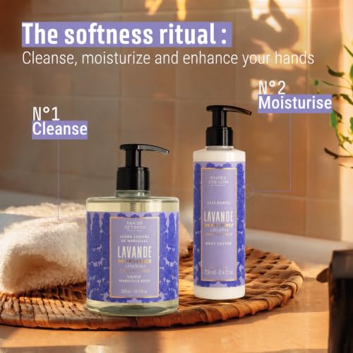 Image of Panier des Sens Lavender Hand Soap and Lotion Set, 16.9 + 8.5 fl oz