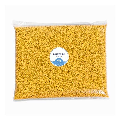 Mustard Seeds 1 kg – 35 oz | Whole Mustard Seeds from Argentina | Natural Spice for Cooking, Pickling & Seasonings | Bold Flavor and Crunchy Texture – Product of Argentina