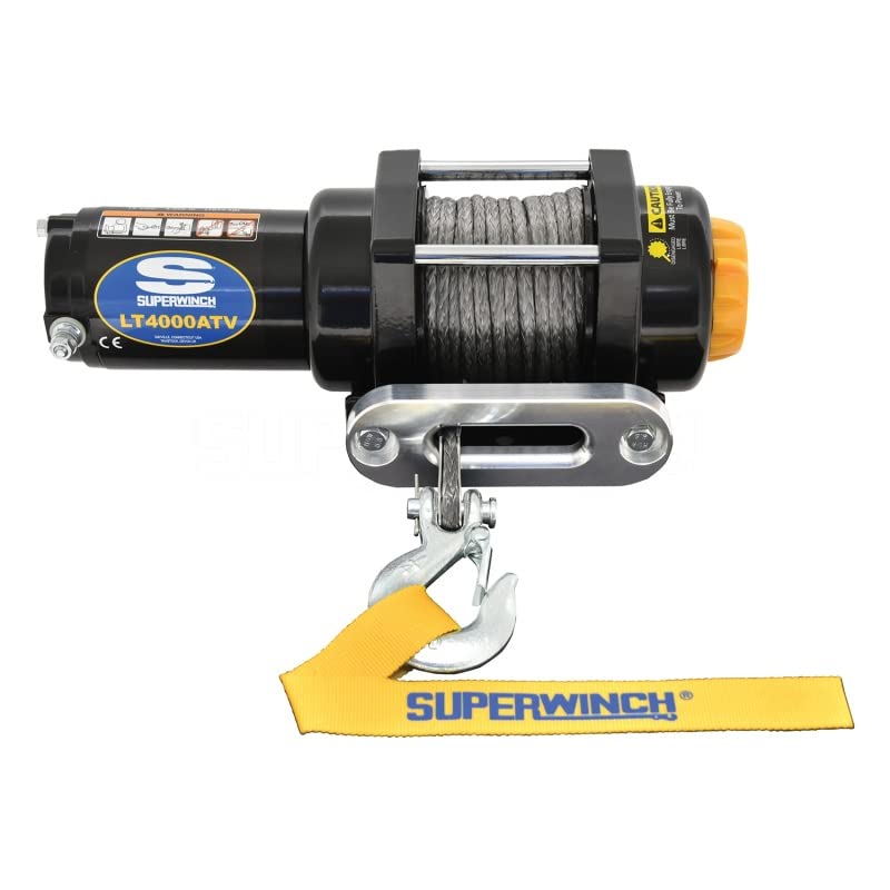 Winch Westin 1140230 LT4000 4000 lbs 12V Cuerda Sintética miniatura 3