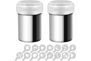 Senhai Stainless Steel Coffee Toppings Shakers with Printing Molds