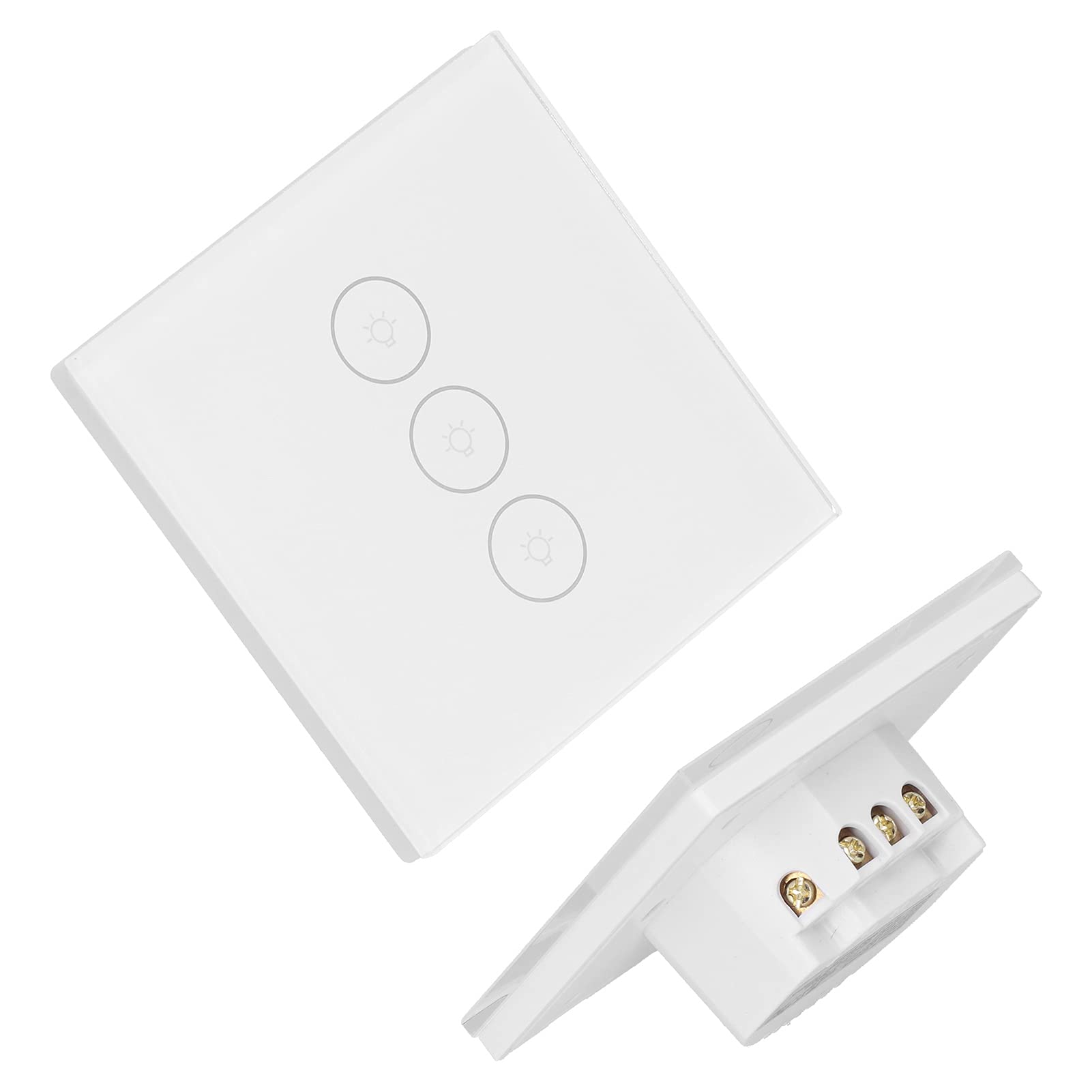 Interruptor de Luz WiFi, Control Táctil de Panel de Vidrio