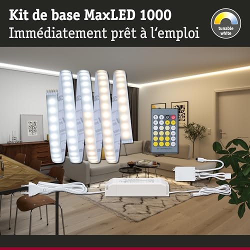 MaxLED 1000 Strip Paulmann ruban LED Tunable White 1,5m kit de base IP44 - 3
